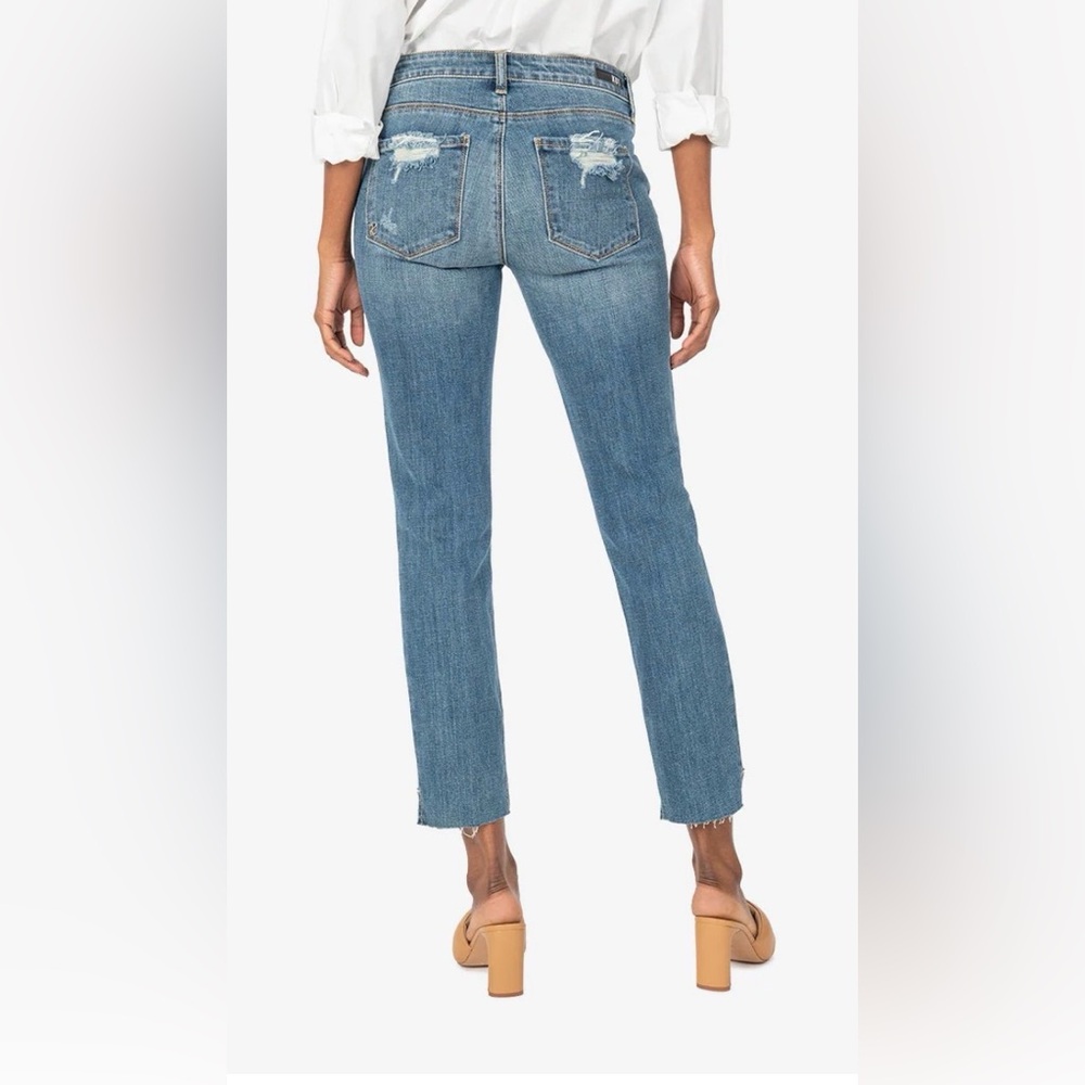 Kut from the Kloth - Reese Ankle Straight Leg Crop Denim Jean - Picture 3 of 8